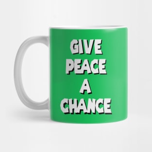 Peace is a human right Mug